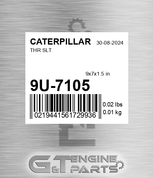 9U-7105 Thr Slt