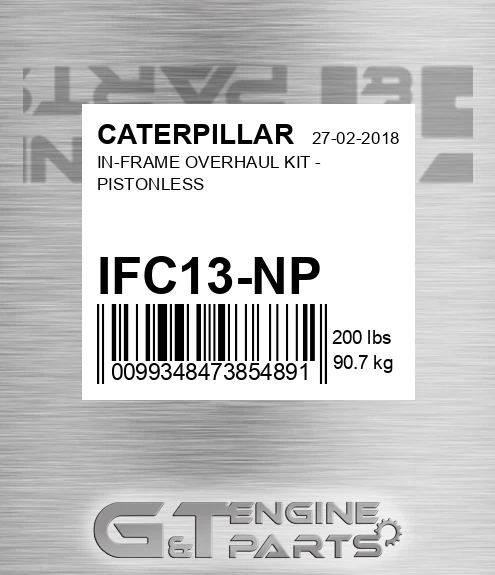 IFC13-NP In-frame Overhaul Kit - Pistonless