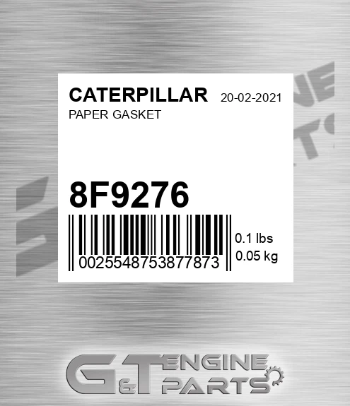 8F-9276 Paper Gasket for CATERPILLAR