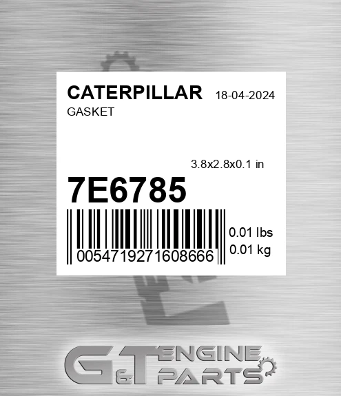 7E-6785 Gasket