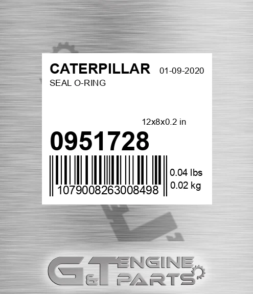 095-1728 Seal O-ring for CATERPILLAR