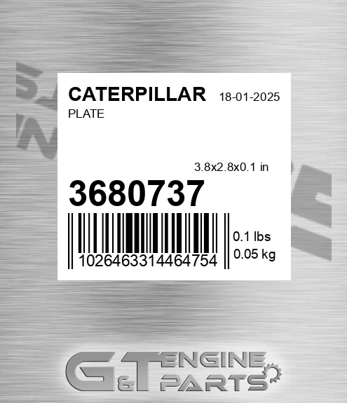 3680737 Plate