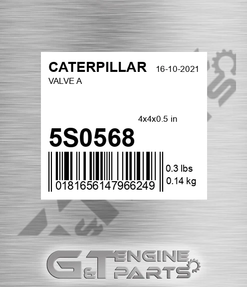 5S0568 Valve A