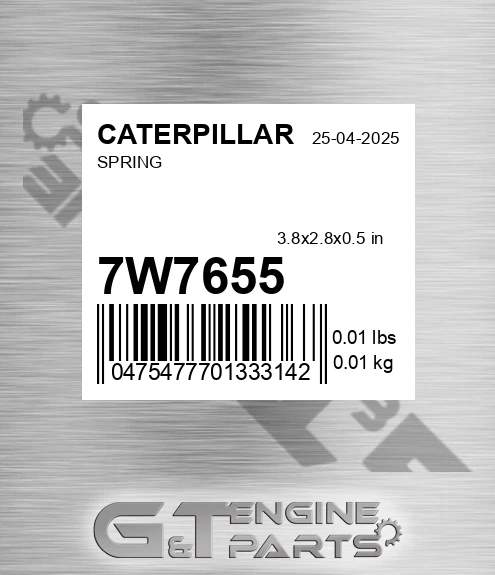 7W-7655 Spring for CATERPILLAR