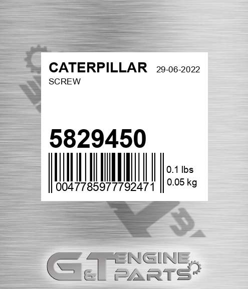 5829450 Screw