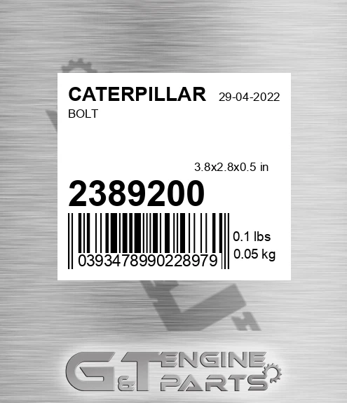 238-9200 Bolt