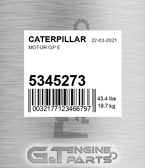 5345273 Motor Gp E for CATERPILLAR
