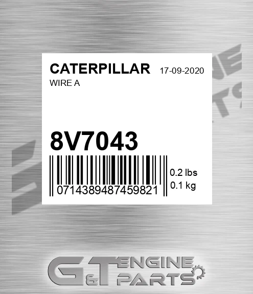 8V7043 Wire A