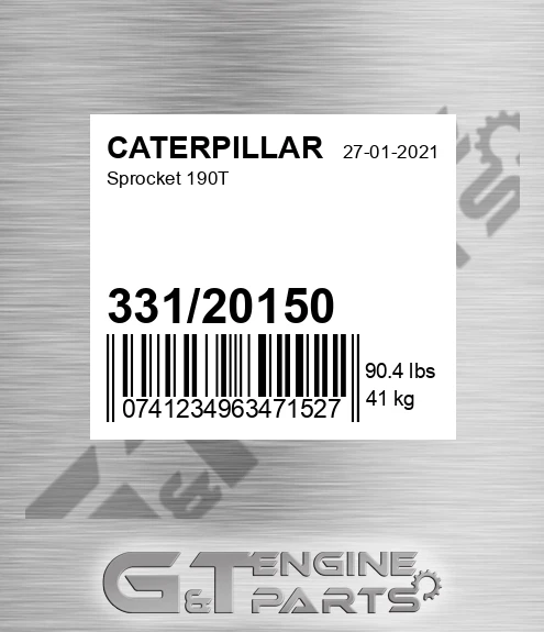 33120150 Sprocket 190t for CATERPILLAR