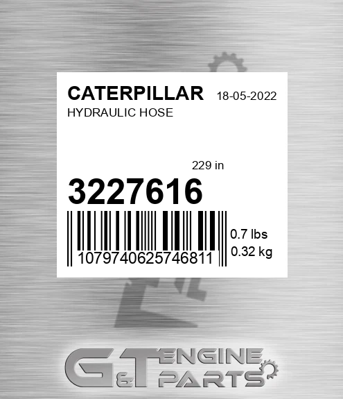 322-7616 Hydraulic Hose for CATERPILLAR