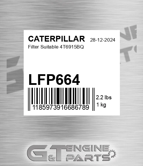 LFP664 Filter Suitable 4t6915bq for CATERPILLAR