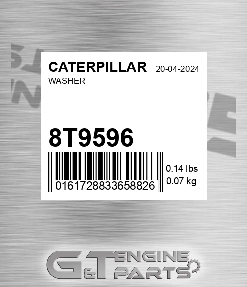 8T-9596 Washer for CATERPILLAR