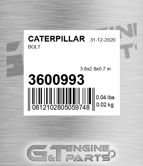 360-0993 Bolt