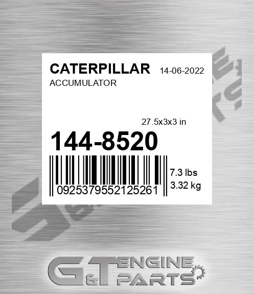 144-8520 Accumulator for CATERPILLAR