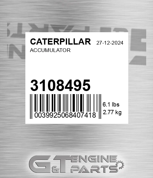 310-8495 Accumulator for CATERPILLAR