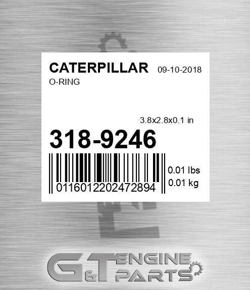 318-9246 O-ring