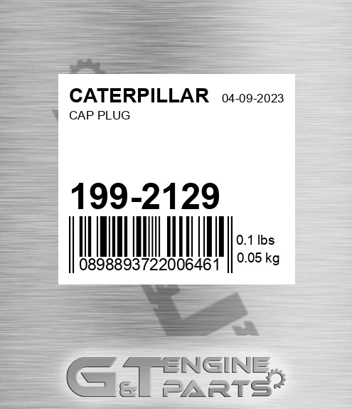 199-2129 Cap Plug