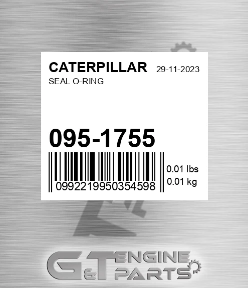 095-1755 Seal O-ring for CATERPILLAR