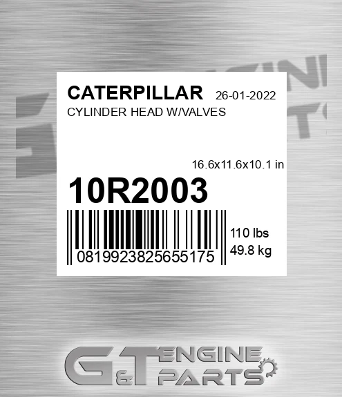 10R-2003 Cylinder Head W/valves for CATERPILLAR