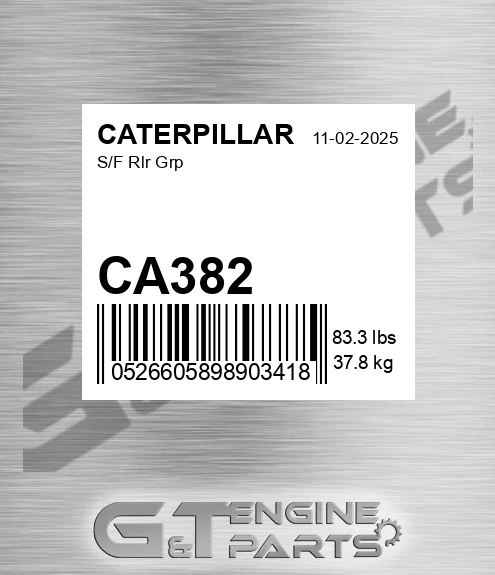 CA382 CATERPILLAR S/f Rlr Grp