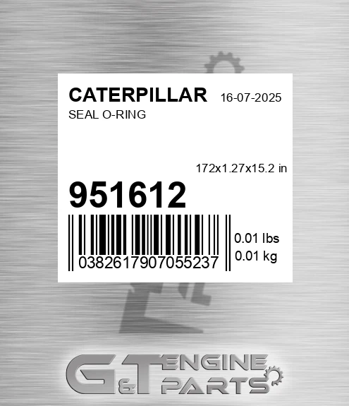 951612 Seal O-ring for CATERPILLAR