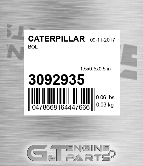 309-2935 Bolt
