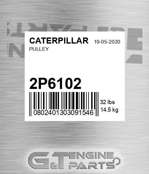 2P6102 Pulley