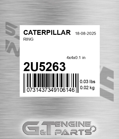 2U-5263 Ring for CATERPILLAR