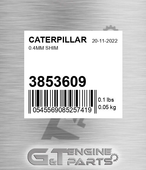 385-3609 0.4mm Shim