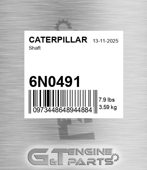 6N0491 Shaft for CATERPILLAR
