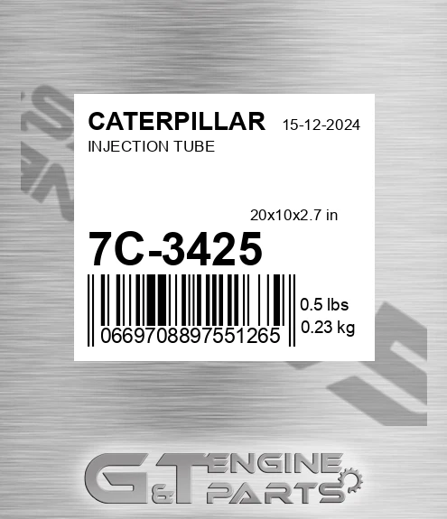 7C-3425 CATERPILLAR Injection Tube