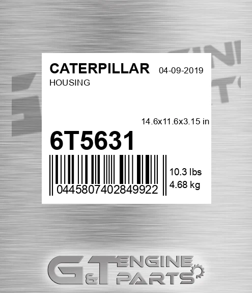 6T5631 Housing for CATERPILLAR