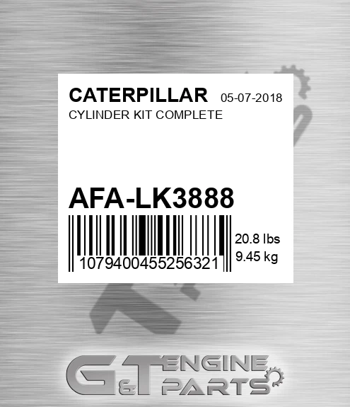 AFA-LK3888 Cylinder Kit Complete