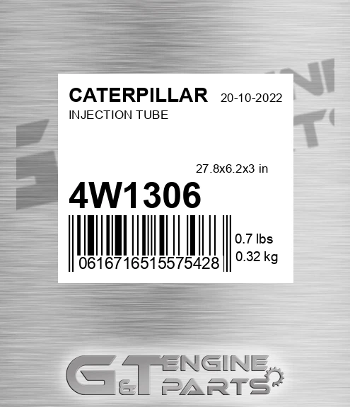 4W-1306 Injection Tube