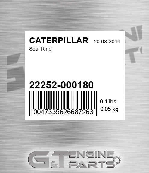 22252-000180 Seal Ring