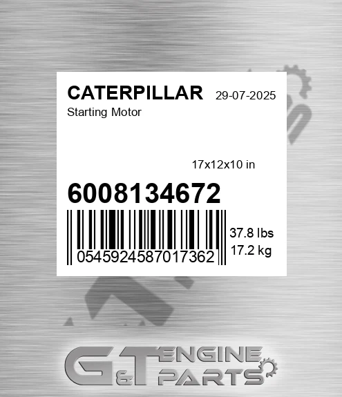 6008134672 Starting Motor