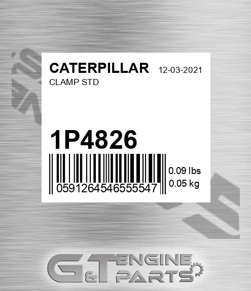 1P-4826 Clamp Std for CATERPILLAR