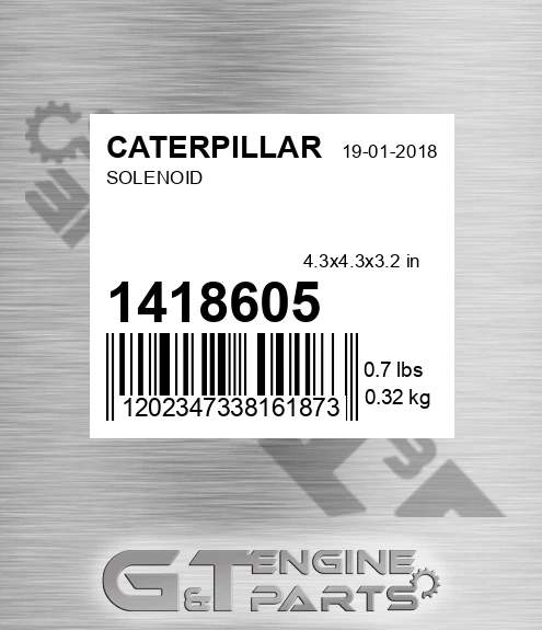 141-8605 Solenoid for CATERPILLAR