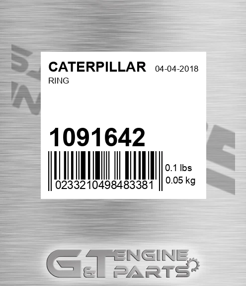 109-1642 Ring for CATERPILLAR