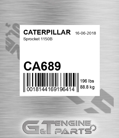 CA689 Sprocket 1150b