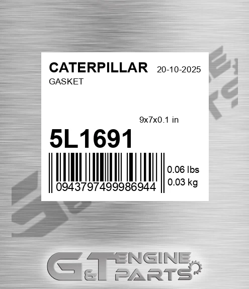 5L1691 Gasket for CATERPILLAR