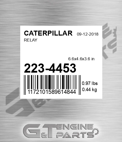 223-4453 Relay for CATERPILLAR