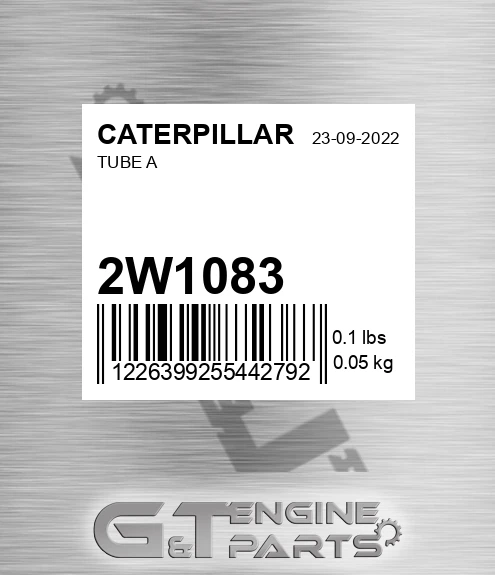 2W1083 Tube A