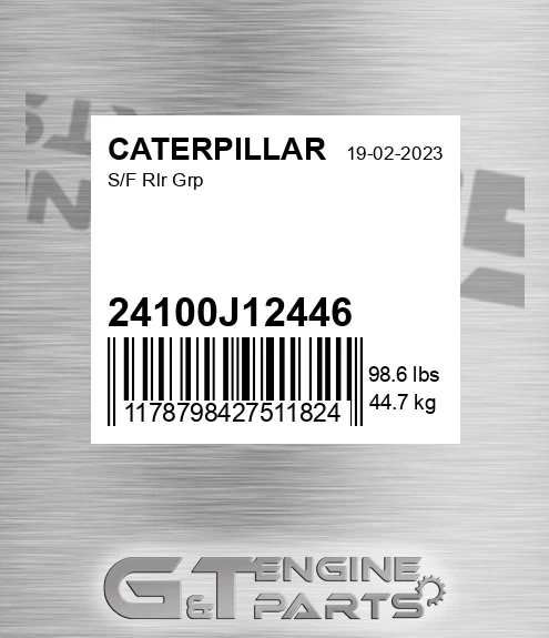 24100J12446 S/f Rlr Grp for CATERPILLAR