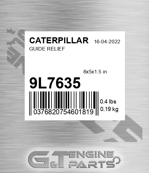 9L-7635 Guide Relief for CATERPILLAR