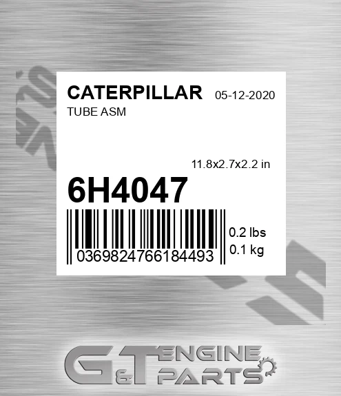 6H4047 Tube Asm for CATERPILLAR