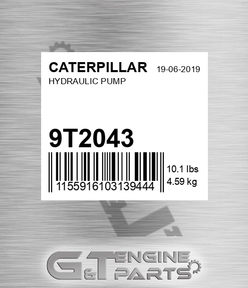 9T-2043 Hydraulic Pump for CATERPILLAR