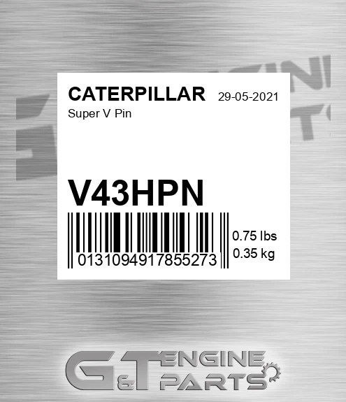 V43HPN Super V Pin for CATERPILLAR