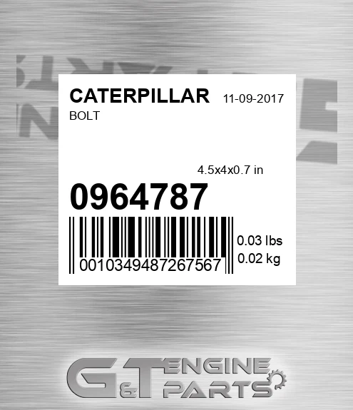 096-4787 Bolt