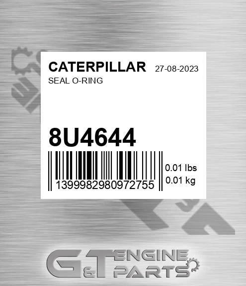 8U-4644 Seal O-ring for CATERPILLAR